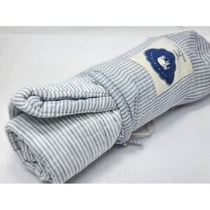 John Robshaw Sagana Quilted Woven Stripe Euro Sham Gray 26" x 26", 100% Cotton